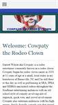 Mobile Screenshot of cowpatytherodeoclown.com